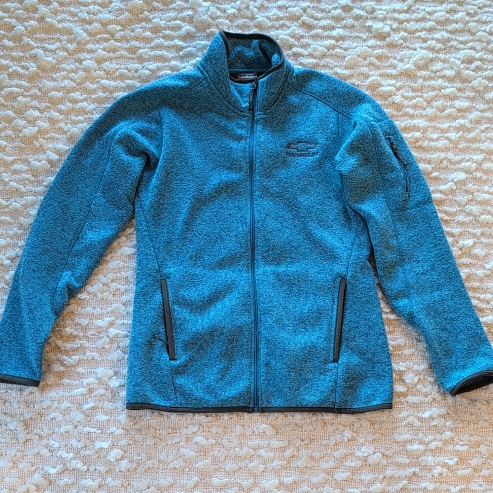 Landway Chevrolet Chevy Blue Women's Medium Full-Zip Fleece Jacket
